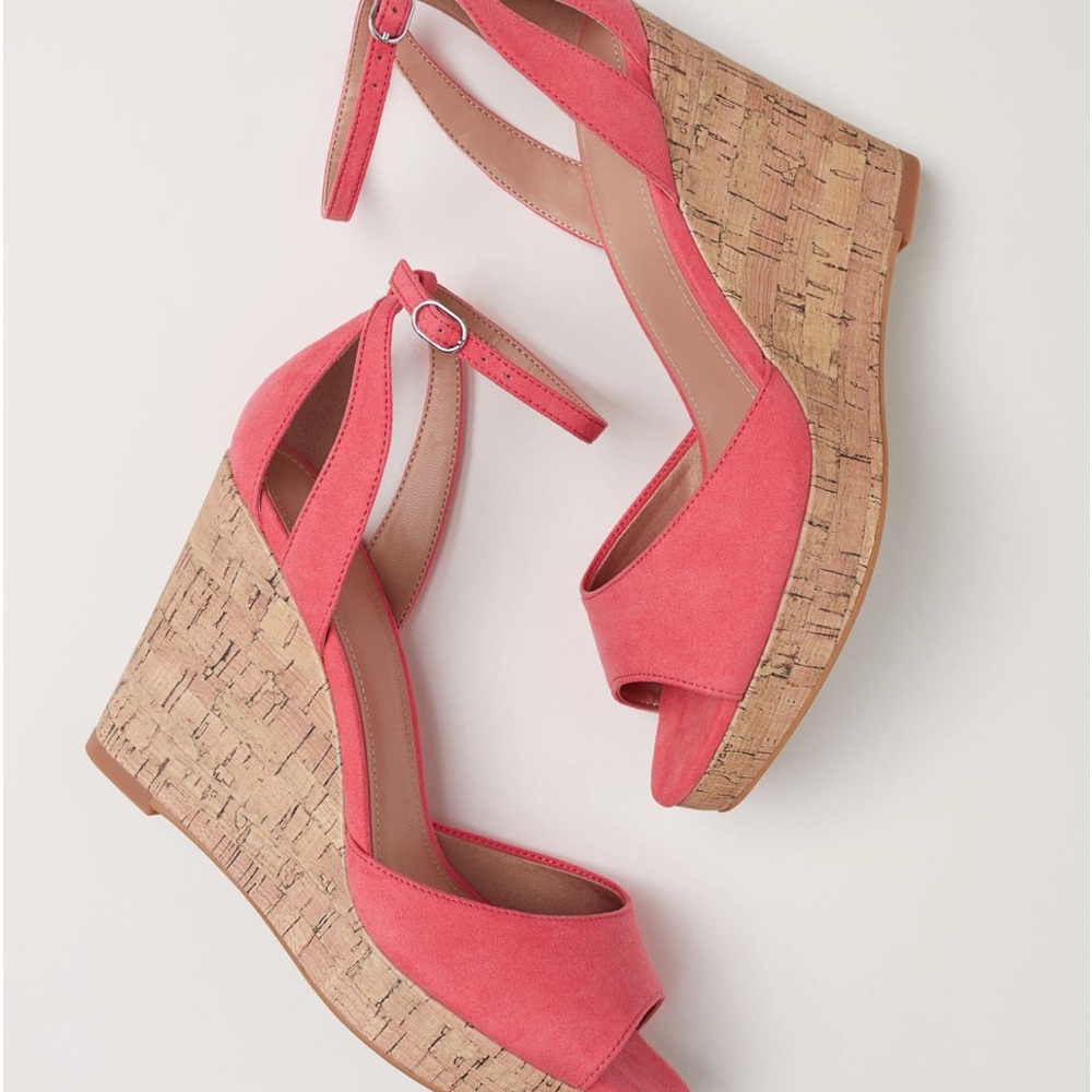 NWT H&M Wedge-heel Platform Sandals Size 8